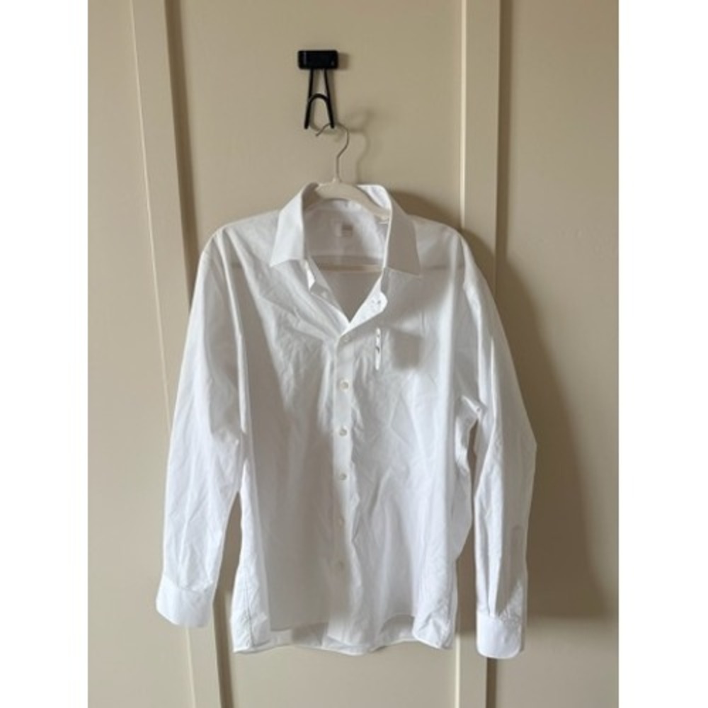 Nordstrom Rack Mens White Long Sleeve Button Down Dress Shirt XL 17 34/35